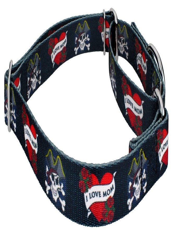 كانتري بروك ديزاين طوق ومقود للكلاب من Country Brook Petz - I Love Mom Martingale - مجموعة Attitude التي تتميز بتصاميم جريئة (1 بوصة، متوسط) - Image 4